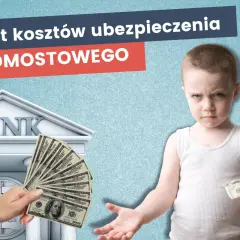 Chłopiec z gniewem patrzy na pieniądze. Czy ubezpieczenie pomostowe jest zwracane? Bank oferuje zwrot kosztów.